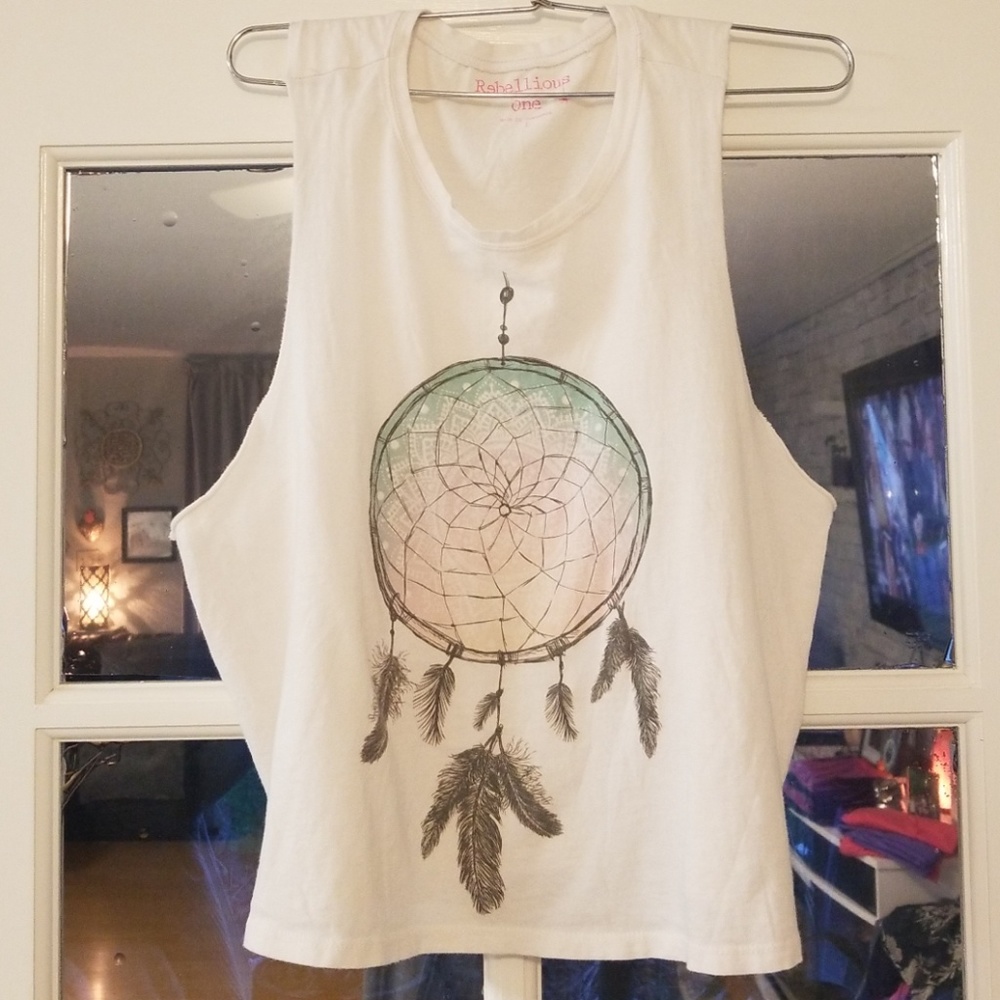 Dream catcher crop top